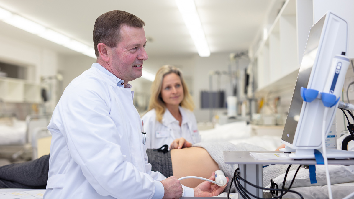 Thomas Forst with patient